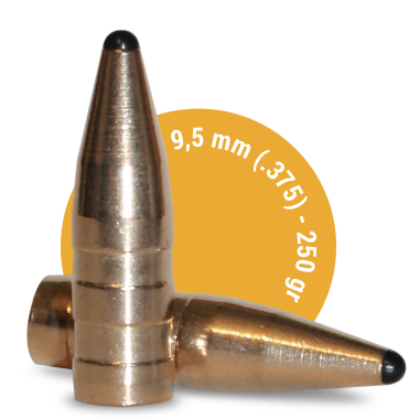 9.5 mm (.375) – 250 gr