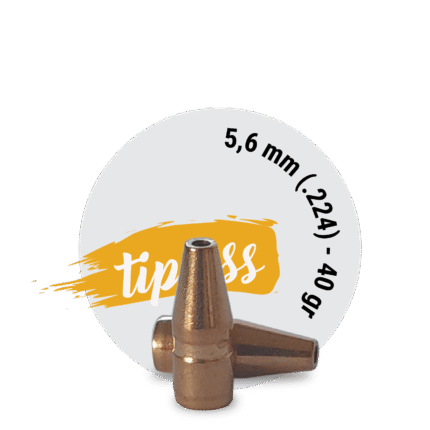 5.6 mm (.224) – 40 gr TPL
