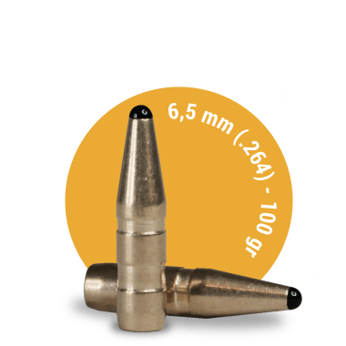 6.5 mm (.264) – 100 gr