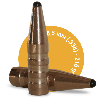 8.5 mm (.338) – 210 gr