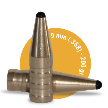 9 mm (.358) – 200 gr